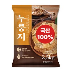누룽담다 우리쌀로 만든 솥뚜껑 누룽지, 1개, 2.5kg 1개, 2.5kg