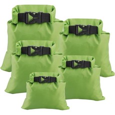 피모이스 방수 드라이백 5종 세트 서바이벌, 녹색