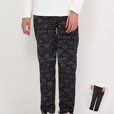 [사마누] 남성방한바지 남자기모바지 가을바지 남성용 융털 기모바지 폴리네시안 Big