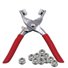 스냅단추 DIY똑딱이 단추 펀칭기, 실버스냅단추100개입