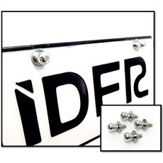 圓夢工廠 Nissan 日產 Sentra Tiida Livina X-Trail 車用天線 簡易更換, 1個, 鋁合金車牌螺絲 每組4入