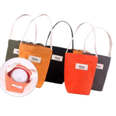 물통가방 미니 에코백 텀블러 파우치 다용도백 (손잡이형) 랜덤, 1개, 본상품선택