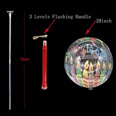 탱탱볼 롤링볼 실리콘볼 빅볼 고무공 문볼 촉감볼, 10pcs, 20inch, red handle-D