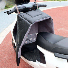 오토바이 무릎덮개 바람막이 이불 스쿠터 방한 용품 커버 다리보호 겨울, 1_블랙 장갑 1쌍