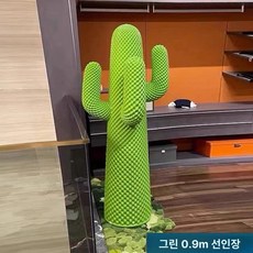 선인장 대형 매장용 1.5m 옷 가게 행거 디자인 행어, 연녹색