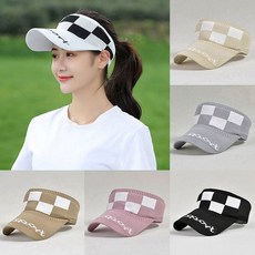 니트 여성 밴딩 스포츠 썬캡 모자 골프 레저 운동 chr+55385bz