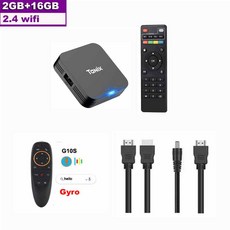 TANIX TX1 안드로이드 10 0 Allwinner H313 쿼드 코어 4K HDR 미니 게임 TV 스틱 2 4G Wifi RAM 1GB 2GB ROM 8GB 16GB 스마트, 2GB 16GB G10S, 1개