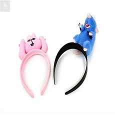 개성UP 집게 인형 머리띠 20대 여성 파티룩 완성 조카선물, 토끼, 토끼, 1개