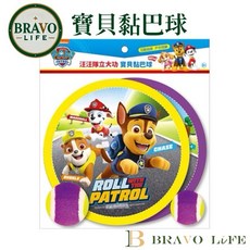 汪汪隊立大功 寶貝黏巴球組 圓盤型 戶外休閒玩具 拋接球, 1個