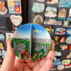 마카오마그넷 마카오기념품 성바울성당 마그네틱 마카오성당 냉장고 세계, BD. 서큘러 두바이