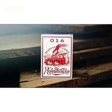 808 MAGIC ROADHOUSE 紅色撲克牌 - 魔術道具, 1個