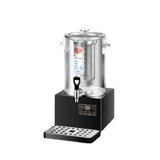 한약 달임기 업소용 대형 탕약기 달임 약탕기 가정용 전기 한의원 홍삼기 대용량 기계 유리, 10L 문우 화력 조리기 블랙 베이스