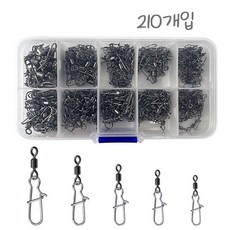 스테인리스 하이퍼스냅 핀도래 대용량 벌크, 1세트