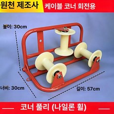 전기 케이블 슬라이드 캐스터 코너 직선 삼연관 브리지 평판 좌석형, 코너 바퀴 (나일론)
