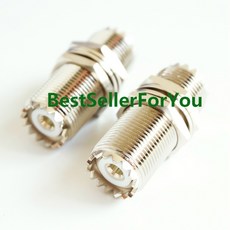 1Pcs UHF 암 너트 벌크 헤드 SO-239 잭 RF 마운트 어댑터 커넥터 PL-259