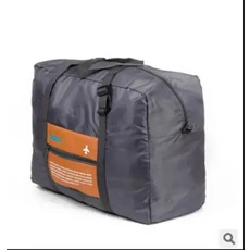 남성 방수 여행 가방 나일론 대용량 접이식 수하물 포장 큐브 정리 세트, 01 Orange