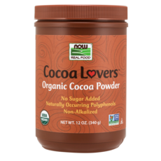 NOW Foods 可可粉, 340g, 1罐