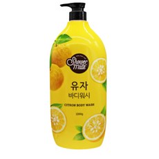 샤워메이트 유자 바디워시 1200g 2개, 1.2kg
