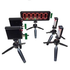 달리기 측정기 육상 100m 단거리 레이저 센서 왕복, 큰 화면-단일 화면