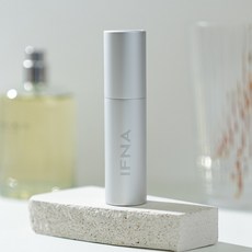 IFNA 뚜껑없는 트위스트락 펌핑식 충전 향수공병 5ml, 1개, Matte Silver