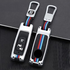 메탈릿 혼다 오토바이 바이크 호환 메탈 키케이스 키커버 키링 키홀더, 1개, 실버(HD-M03)