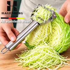 하겐베르크 만능 채칼 슬라이서 야채 양배추 필러, 티타늄 실버, 1개