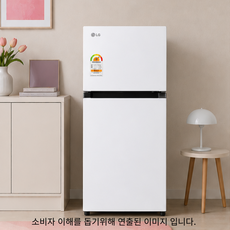 LG전자 121L 2도어 미니 일반 냉장고 방문설치, B124W14
