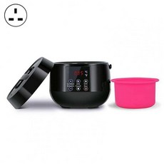 왁스 워머 지능형 온도 제어 제모기 히터 제모 ABS 멜트 머신 보울 포함 100W, 12.Black A UK Plug, 12) Black A UK Plug