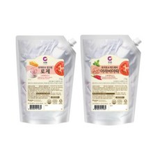 청정원 로제 스파게티 소스 토마토 아라비아따 2kg 업소용 대용량 빠른배송, 로제1+아라비아따1