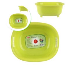 쌍문상회 설거지정리 7리터 심플설거지통 씽크대통 주방설거지통 플라스틱설거지통 설거지통 PP 약38x32x16.4cm 씽크대야 설거지대야 40872EA, 본상품