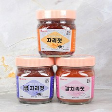제주 오름 젓갈 3종 - 병당 500그램 2병 제주사월 통자리젓+통자리젓, 1세트, 500g