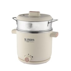 SONGEN 多功能迷你電煮鍋 304不鏽鋼內膽 智能溫控 小巧易收納, SG-D726