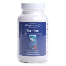 Allergy Research Group 牛磺酸素食膠囊, 100 個, 1個