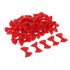 미니 새틴 리본 DIY Garnemt 액세서리 바느질 용품 액세서리, 폴리 에스터, 레드, 1개
