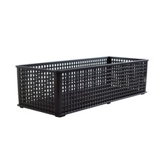 파스텔직사각바스켓 2-1호 차콜 다용도 수납함, 단품, 1개