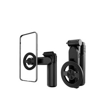 口袋隨身自拍杆 迷你藍牙遙控 360度旋轉 多角度調節, 黑色, 1套, T20-C