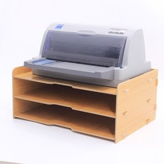 종이보관함 수납함 세로형 지류함 60cm 우드 파티클보드 4절 보관함 서류함, A. 골드 오크 3층