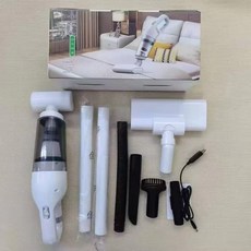 便攜吸塵器車載無線手持吸塵器無刷電機家用大功率靜音吸毛器, 1100g, 白色高配款