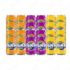 [코카콜라] 환타오렌지+파인+포도 355ml*24캔, 1세트, 355ml