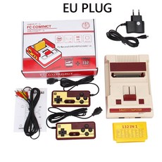 콘솔 콘솔 카트리지 게임 게임 클래식 패밀리 컴퓨터 게임 비디오 TV 내장 FC 지지대 게임용 레트로 500 게임 8 비트, EU PLUG, 1) EU PLUG