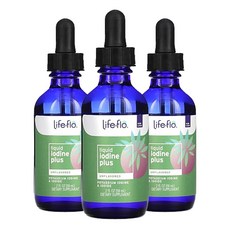 라이프플로 요드 Iodine 액체 요오드 플러스 무맛, 59ml, 3개