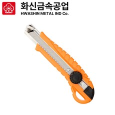 화신금속 컷터칼 K-204, 1개, 옐로우