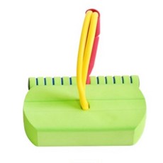 5-6세 유아 키성장 달리기시합용 두툼 스펀지폼 점프 놀이기구 유희실 7세, 그린, 1개