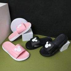 Disney 米老鼠造型拖鞋, 260, 黑色