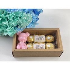 金莎巧克力與粉紅小熊手工皂禮盒, 詳見包裝