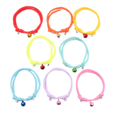 하니펫 반려동물 예쁜 얀 방울 목걸이, 1개, 빨강