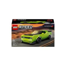 레고 스피드 챔피언 77237 Dodge Challenger SRT Hellcat 스포츠카, 1개, 혼합색상