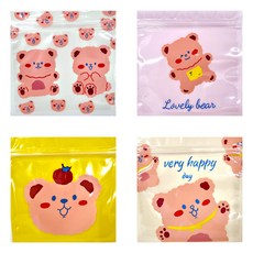 泰迪熊多功能保鮮袋4款 80入, 20入, 4款