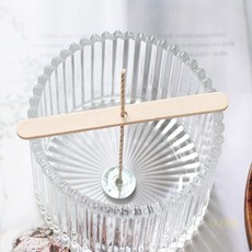 캔들 심지 홀더 50개입 초받침대