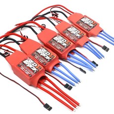 붉은 벽돌 50A/70A/80A/100A/125A/200A FPV Multicopter 용 브러시리스 ESC 전자 속도 컨트롤러 5V/3A BEC, 02 70A  ESC 2-7S, 1개